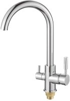 Смеситель для кухни с подключением фильтра Shevanik S168, хром