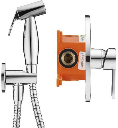 Гигиенический душ со смесителем Swedbe Platta 5524 Хром 