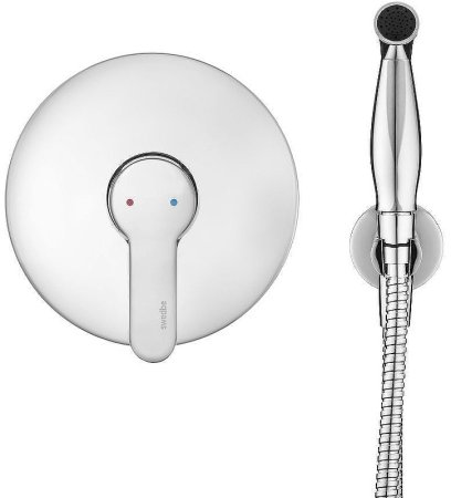 Гигиенический душ со смесителем Swedbe Platta 5524 Хром 