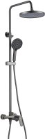 Душевая система Shevanik S4336T, оружейная сталь