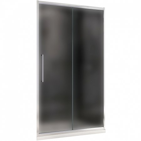 Душевая дверь Abber Schwarzer Diamant 160 AG30160MH профиль Хром стекло матовое 