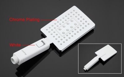 Смеситель для ванной Gappo G3007-8 Белый / Хром 