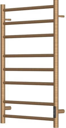 Электрический полотенцесушитель Point Аврора PN10858BR П8 500x800 диммер справа Бронза 