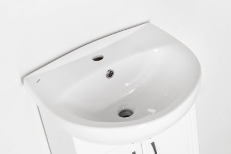 Тумба под раковину Style Line Эко Стандарт 9 1 Б Канны 50 Белый глянец 