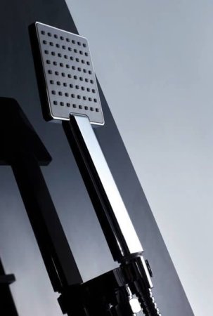 Душевая кабина Orans SR-89101LS черная, с баней 