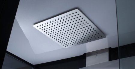 Душевая кабина Orans SR-89101LS черная, с баней 