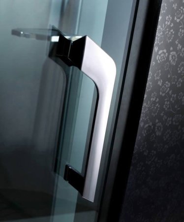 Душевая кабина Orans SR-89101LS черная, с баней 