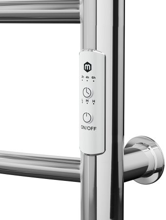 Полотенцесушитель электрический с полочкой (лесенка) Маргроид В10 M0027, 50x80 см 