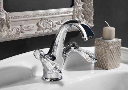 Смеситель для раковины Fiore GIOIELLI (SWAROVSKI®) 08CR0623, хром 