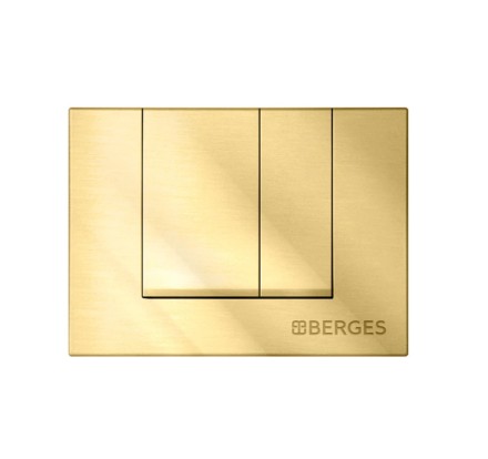 Кнопка смыва Berges Novum S9 золото глянец 