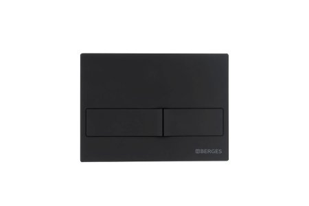 Кнопка смыва Berges Wasserhaus Novum L5 Soft Touch черная 