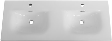 Керамическая раковина с двумя чашами BelBagno BB-8099-120-2 