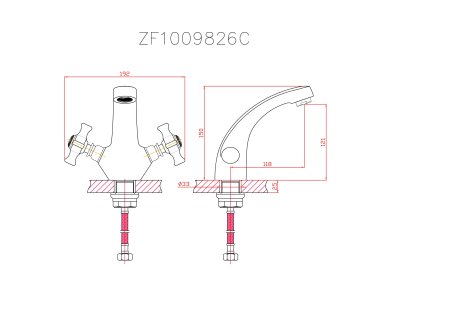 Смеситель для раковины HAIBA CRON CN1024 