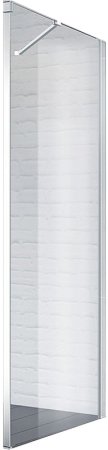 Душевая стенка BelBagno Marmi 90 MARMI-90-FIX-C-Cr профиль Хром стекло прозрачное 
