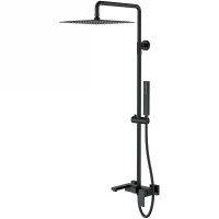 Душевая система Boheme Qubic 478-B Черная матовая