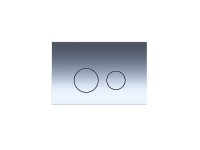 Кнопка смыва Акватек R хром глянцевый