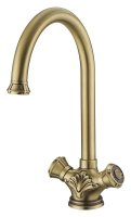 Смеситель для кухонной мойки Zorg Antic A 4002K-BR