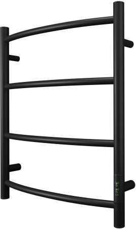 Полотенцесушитель электрический Point Афина PN04856B П4 500x600 диммер справа, черный 