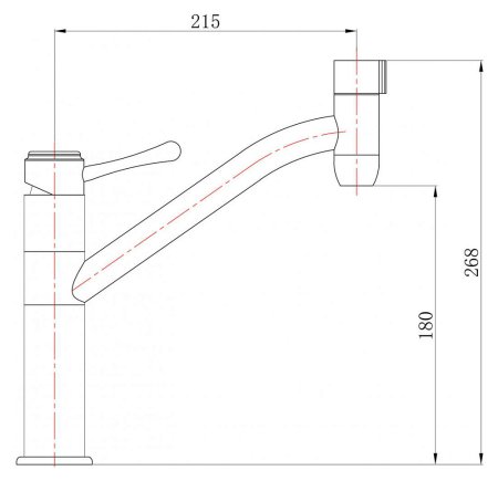 Смеситель для кухонной мойки Zorg Clean Water ZR 403 KF 