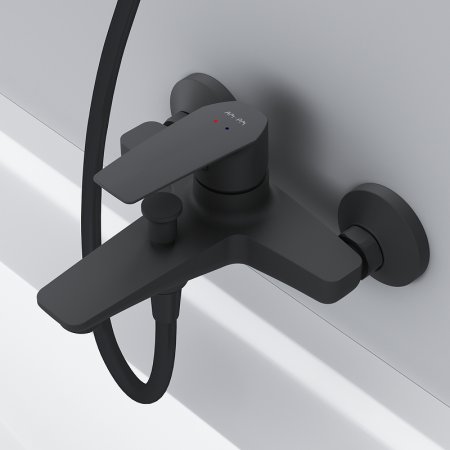 Смеситель для ванны AM.PM Gem F90A10022 Черный 