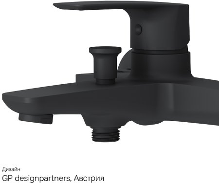 Смеситель для ванны AM.PM Gem F90A10022 Черный 