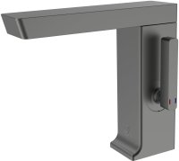 Смеситель для раковины Rose R18T R1801T, оружейная сталь