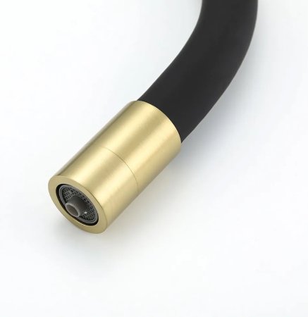 Смеситель для кухни Gappo G4398-33 Золотой сатин Черный 