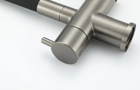 Смеситель для кухни Gappo G4398-39 Оружейная сталь Черный 