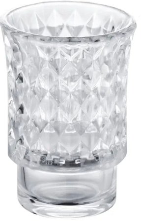 Стакан для ванной комнаты Rose RB02, прозрачный 