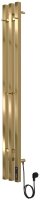 Полотенцесушитель электрический Terminus Стойка TRES проф 120, золото арт