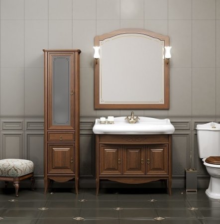 Шкаф пенал Opadiris Лоренцо 45 L Z0000006526 Светлый орех 