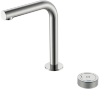 Смеситель для раковины автоматический на 2 отв. Boheme TECH Nikel Brush никель