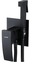 Гигиенический душ со смесителем Gappo G07-6 G7207-6 Черный матовый
