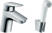 Смеситель для раковины Hansgrohe Logis 71290000 с гигиеническим душем Хром