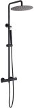 Душевая система Allen Brau Fantasy 5.11001-31 с термостатом Черная матовая 