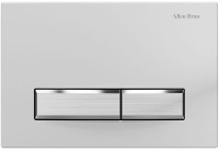 Клавиша смыва Allen Brau Fantasy 9.20004.20 Белая Никель браш