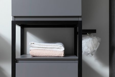 Полотенцедержатель для пенала Allen Brau Priority 1.31008.BB Черный браш 