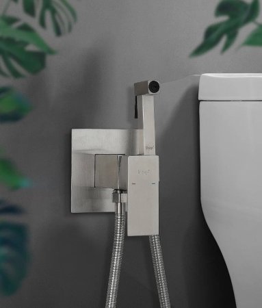 Гигиенический душ со смесителем Frap H802 F72802 Сатин 