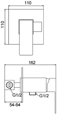 Гигиенический душ со смесителем Frap H802 F72802 Сатин 