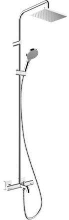 Душевая система Hansgrohe Vernis Shape Showerpipe 26284000 с термостатом Хром 