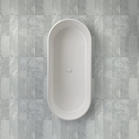 Ванна из искусственного камня ABBER Stein AS9607 белая матовая 