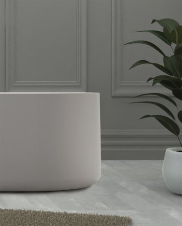 Ванна из искусственного камня ABBER Stein AS9607 белая матовая 