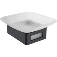 Мыльница Boheme Q 10943-G-B Черная Золото