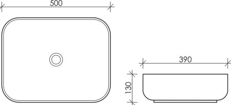 Раковина Ceramica Nova Element 50 см CN6011 