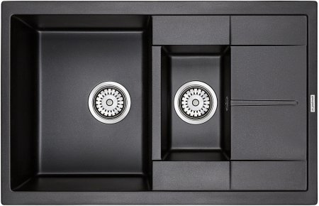 Мойка кухонная Paulmark Feste PM237850-BL черный 