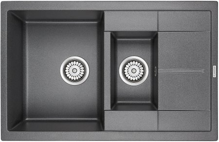 Мойка кухонная Paulmark Feste PM237850-DG графит 