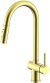 Смеситель для кухни с выдвижным изливом Splenka S204.49.03, золотой сатин 