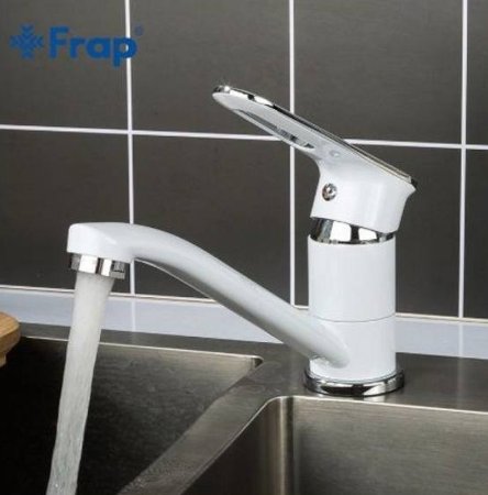 Смеситель для кухни Frap H49 F4549 Белый Хром 