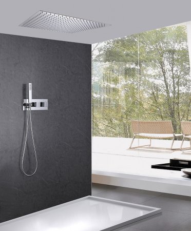 Душевая система Abber Daheim AF8255 с термостатом Хром 