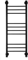 Полотенцесушитель электрический Energy Ergo2 P 1050x400, форма лесенка прямая, цвет черный матовый, скрытое/наружное подключение, 1050мм x 434мм